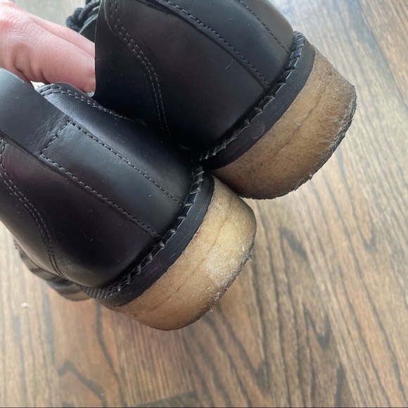 Rag & Bone Honeycomb Milo Perforated Black Leather Oxford 39.5 - Picture 9 of 17